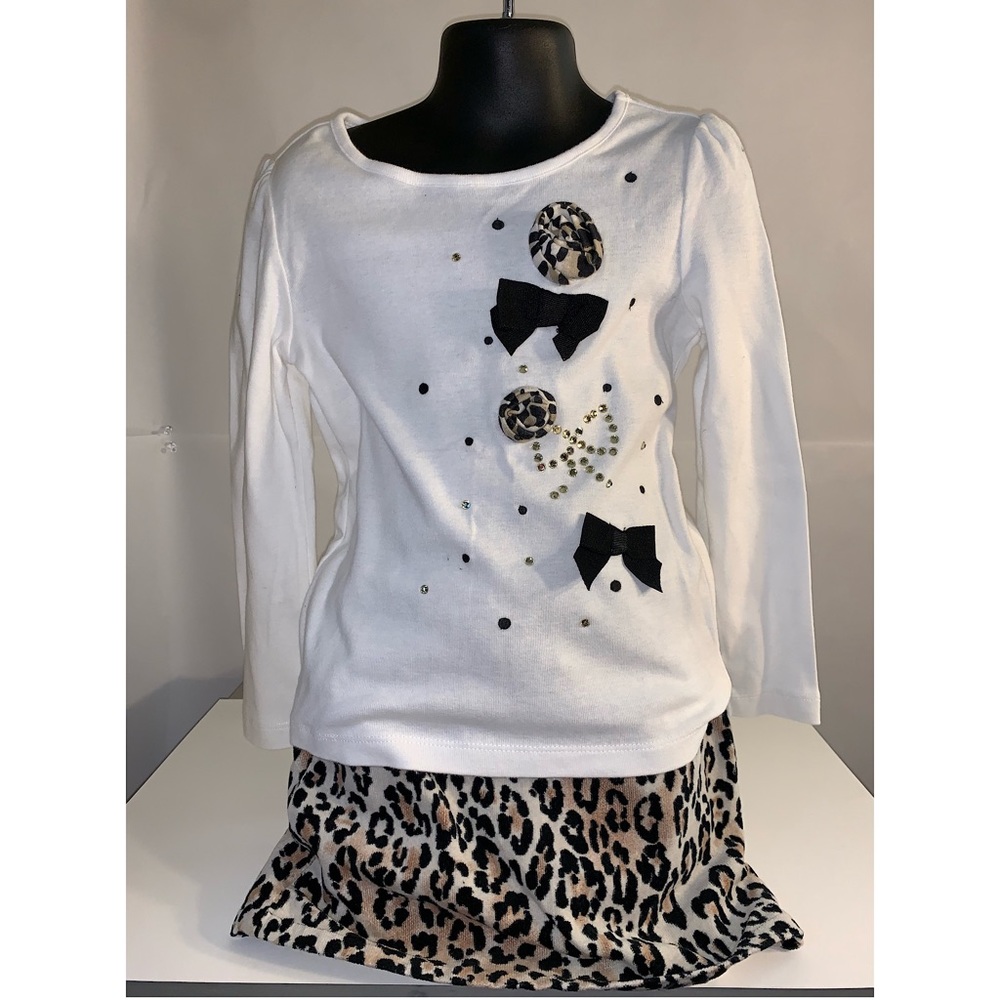 Leopard Skirt and Matching Top